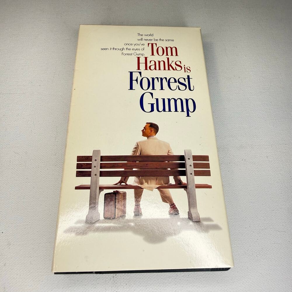 Forrest Gump VHS 1995 Tom Hanks Paramount Hi-Fi Stereo Dolby Vintage